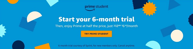 Amazon Prime Student with Edu email