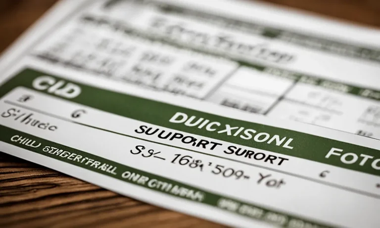 How Does Child Support Appear On A Pay Stub?