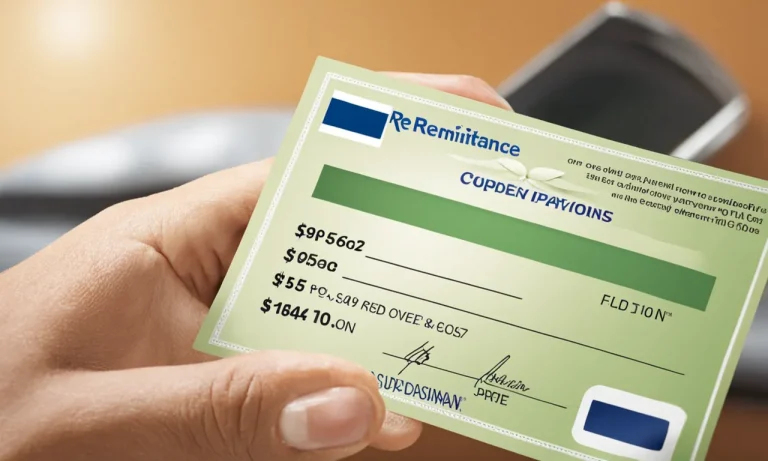 How To Pay Bills With A Remittance Coupon