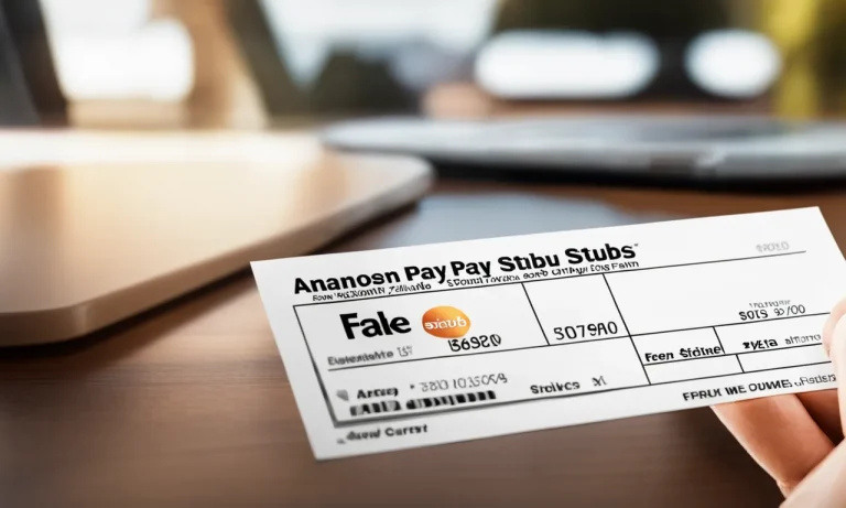 How To Create A Fake Amazon Pay Stub